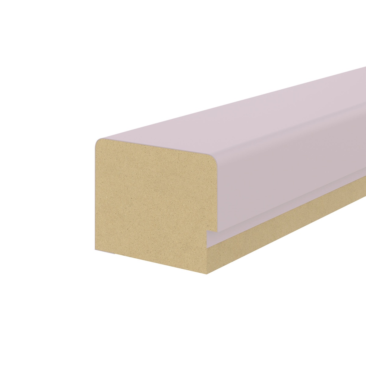 Abschlussleiste für Akustikpaneele 400 x 2600mm -  Rose