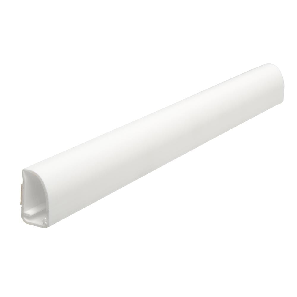 Wandanschlußleiste - Kabelkanal 15 x 24 mm Weiß - Selbstklebend