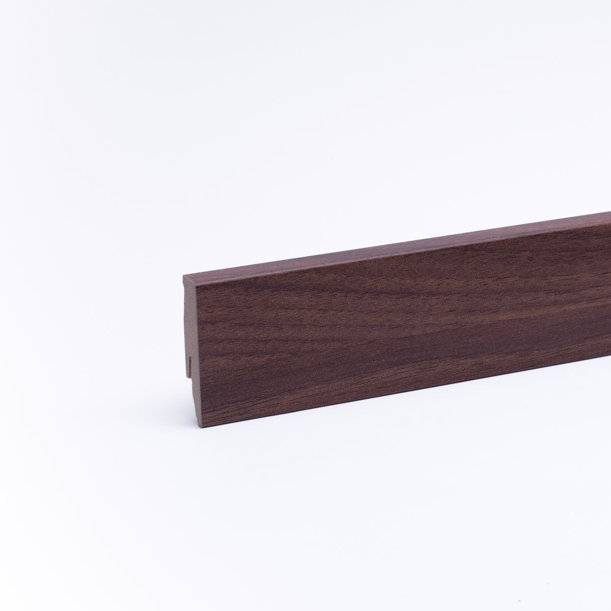 Sockelleiste mit Holzoptik 60mm Nussbaum