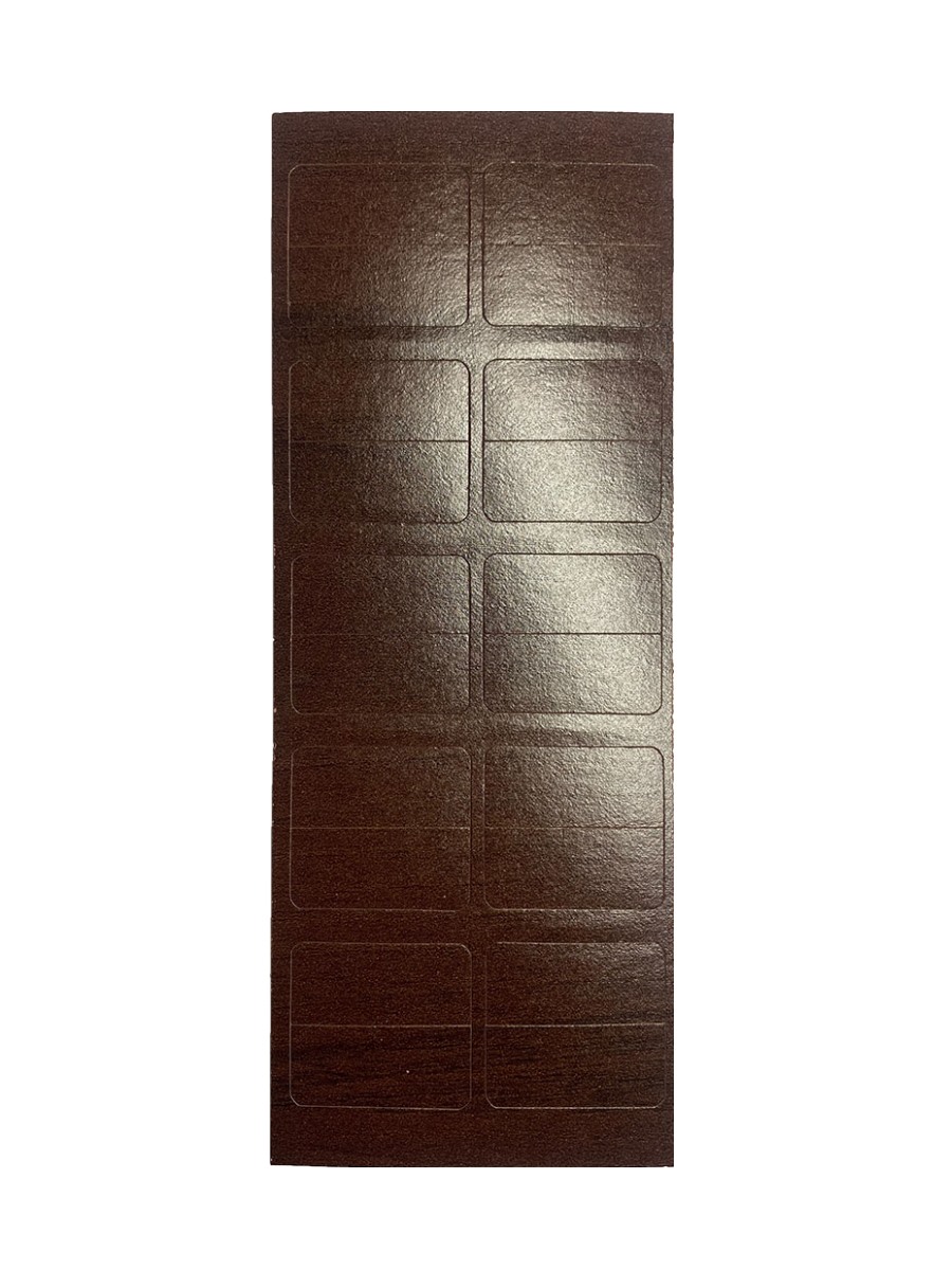 Abschlüsse für Wand-/Paneellamellen 27x12mm Eiche dunkel