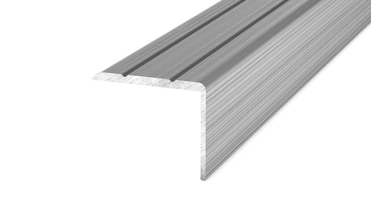 Winkelprofil 24,5 x 20 x 2.700 mm  Edelstahl gebürstet - selbstklebend