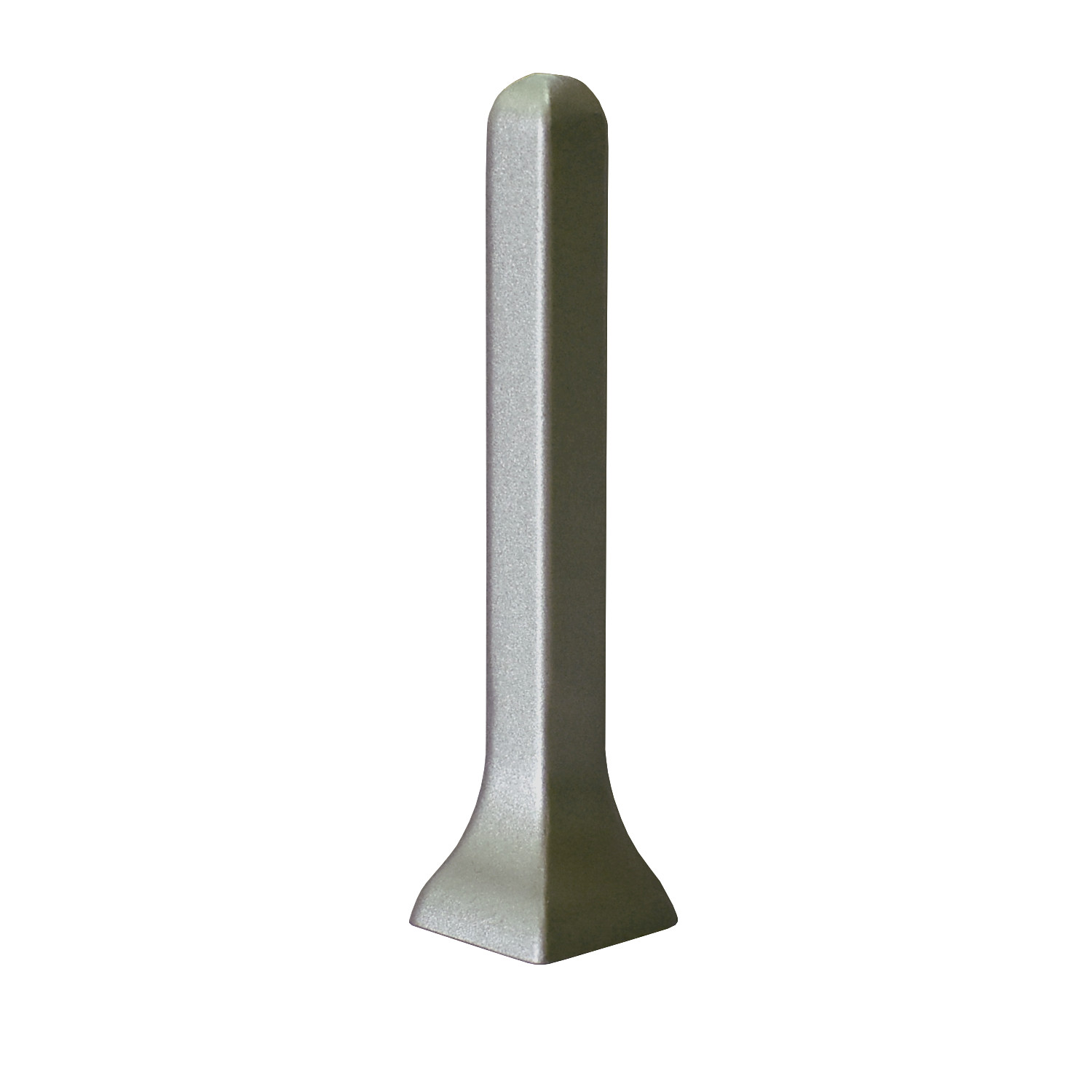 Aussenecke für Metallsockelleiste 70mm - Edelstahl Optik