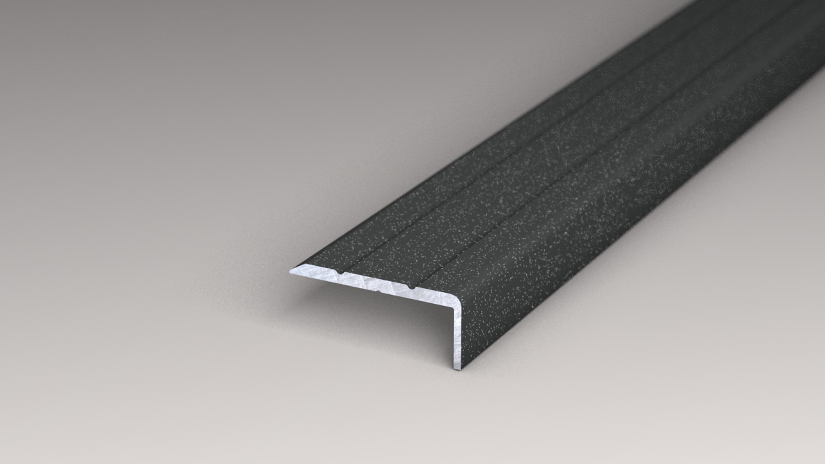 Winkelprofil 24,5 x 10 x 1.000 mm  Anthrazit metallic - selbstklebend