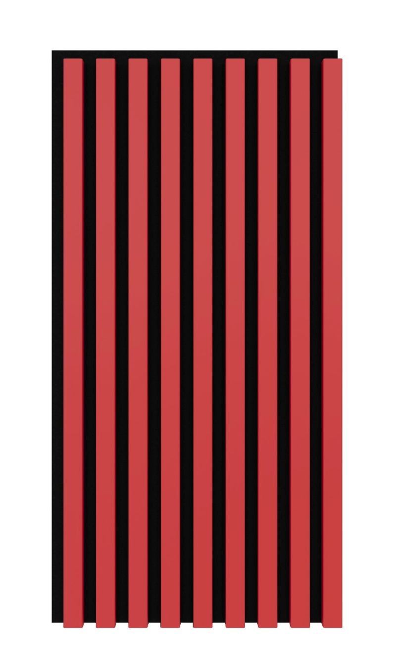 Akustikpaneel 800 x 400 mm Coral - Akustikfilz Schwarz - Wandverkleidung