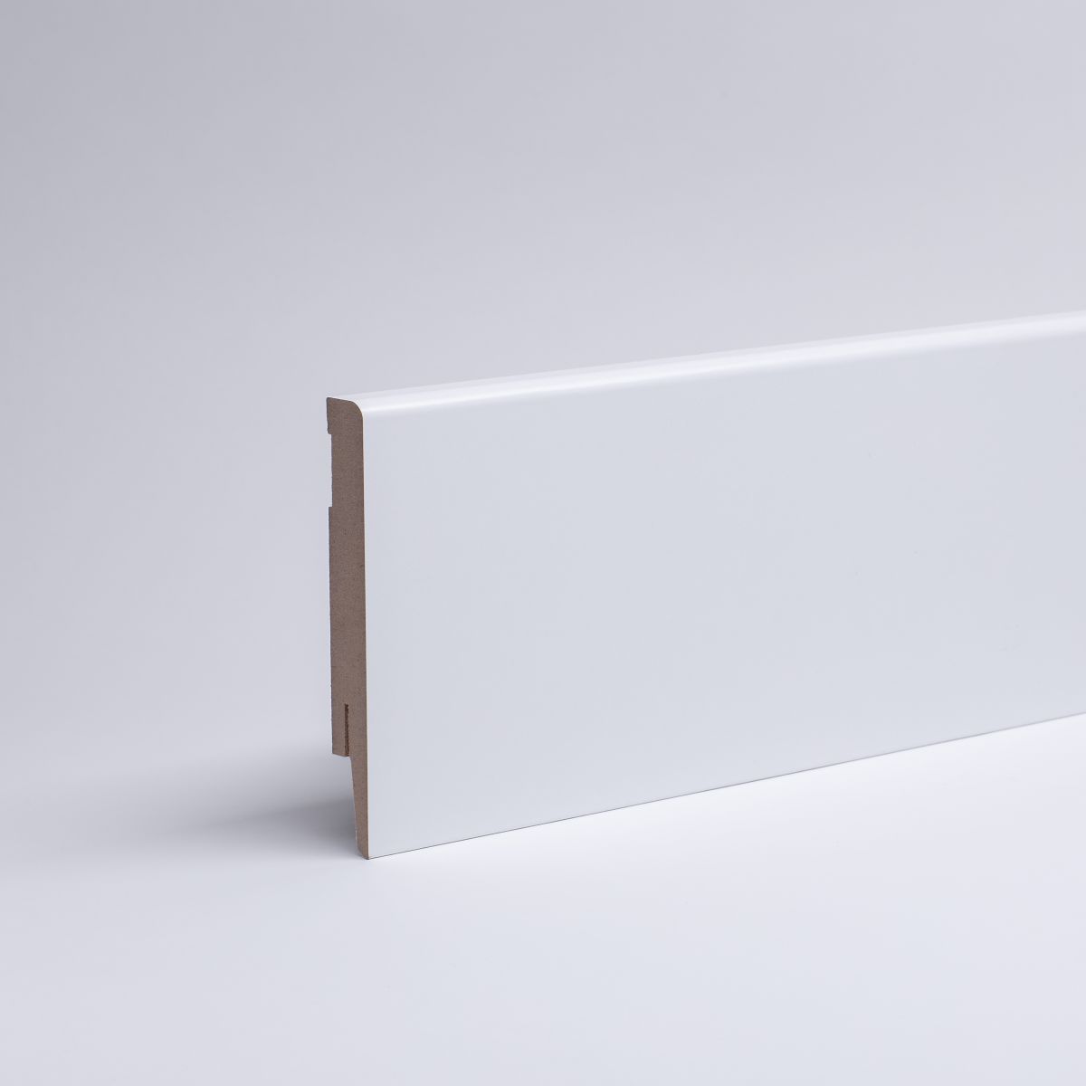 Sockelleiste Weimarer Profil 120 mm MDF - Weiß lackierfähig