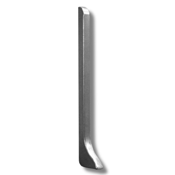 Abschluss links für Metallsockelleiste 70mm - Silber