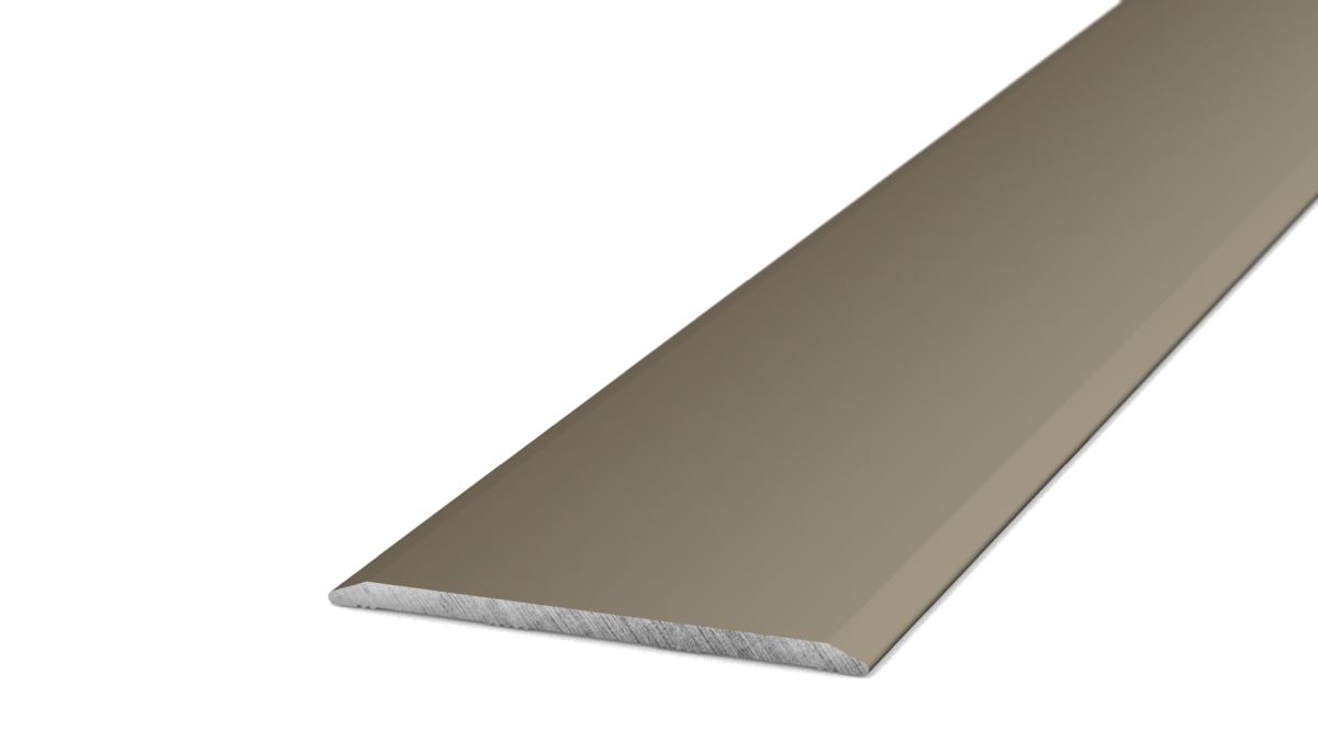 Übergangsprofil 40 mm selbstklebend Edelstahl matt - 2,70 m