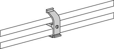 Befestigungsclip für Rohrabdeckleiste 90 x 40 mm